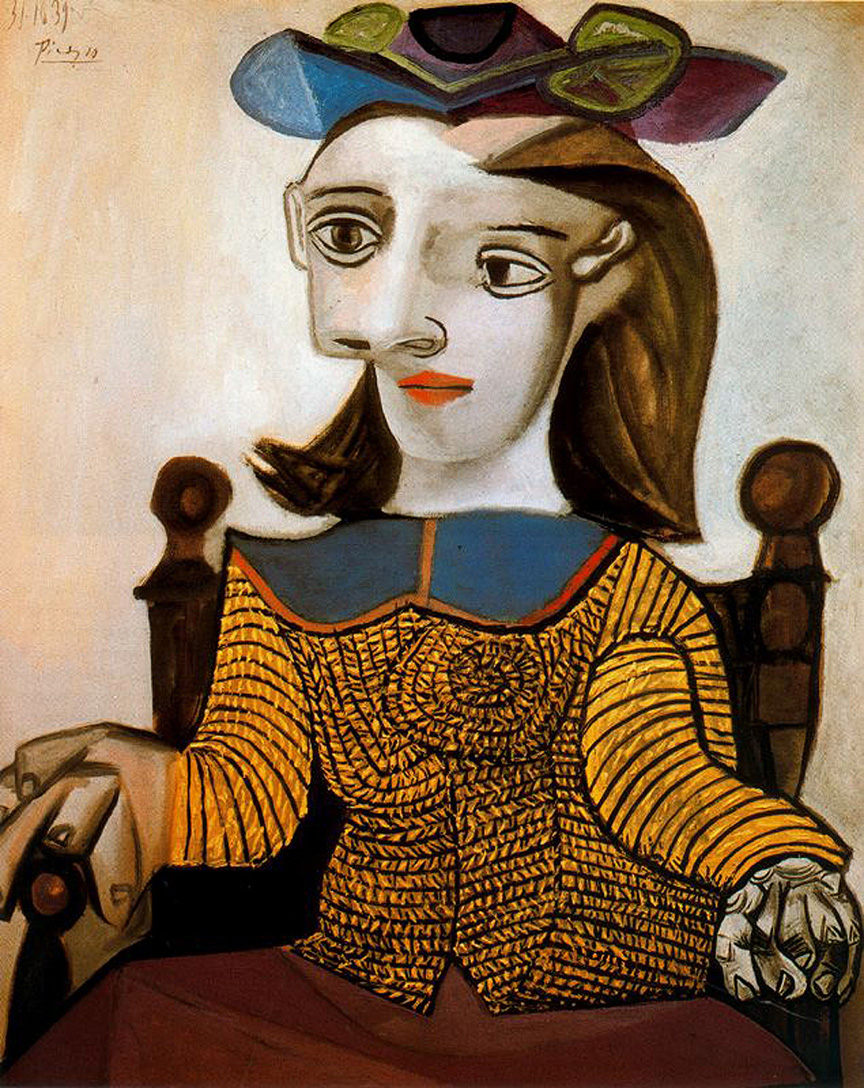 Picasso The yellow shirt. Dora Maar 1939